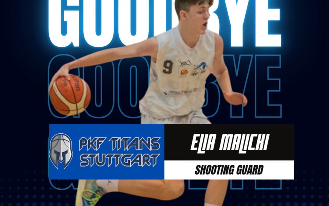 Elia Malicki verlässt als Spieler, als Trainer bleibt er aber!!