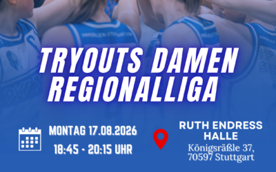 Damen Regionalliga Tryouts!